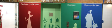恵比寿駅のトイレサイン・ピクトグラム